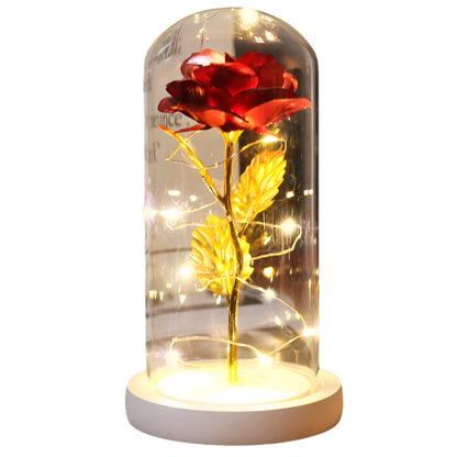 Beauty and the Beast Enchanted Rose Dome Light