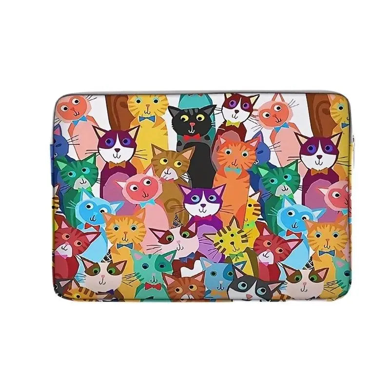 Cat In Computer Case Cat-Lover Laptop Case | Portable Notebook Case with Cartoon Cats – The ...