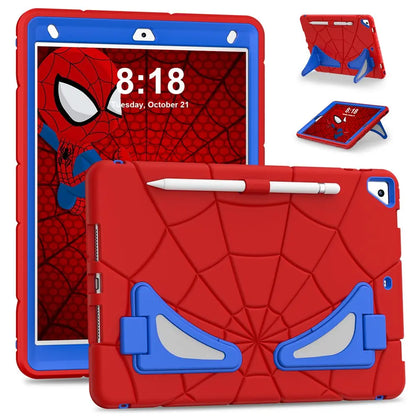 iPad 7th, 8th & 9th Generation Shockproof Tablet Case with Spiderman