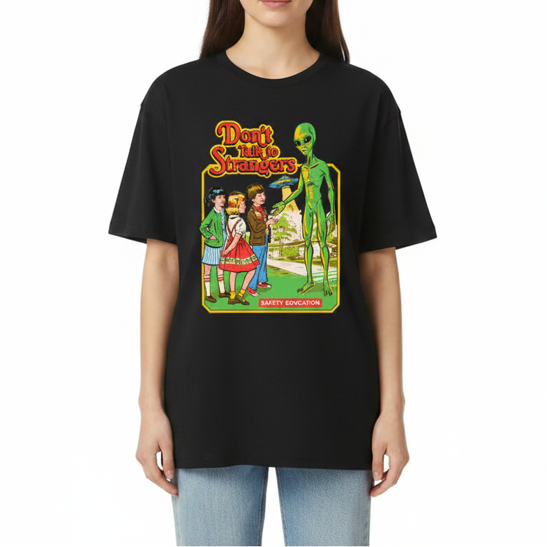 Don't Talk to Strangers Women's Graphic Tee
