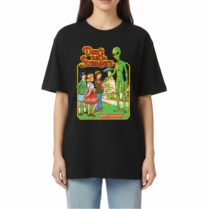 Don't Talk to Strangers Women's Graphic Tee