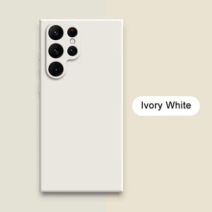 Solid Colour Samsung Galaxy Liquid Silicone Case