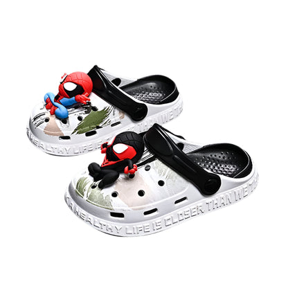 Kids Anti-Slip Slide Shoes with 3D Spiderman