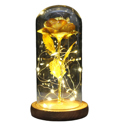 Beauty and the Beast Enchanted Rose Dome Light