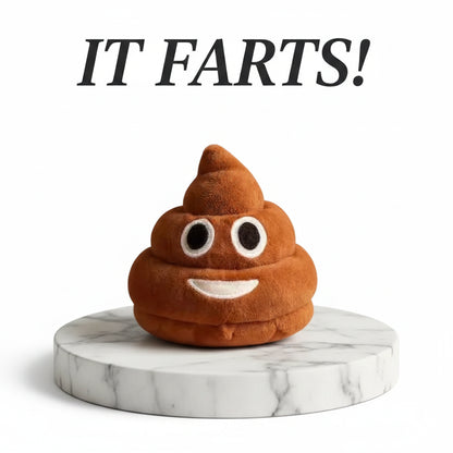 Farting Poo Emoji Adult Plush Toy