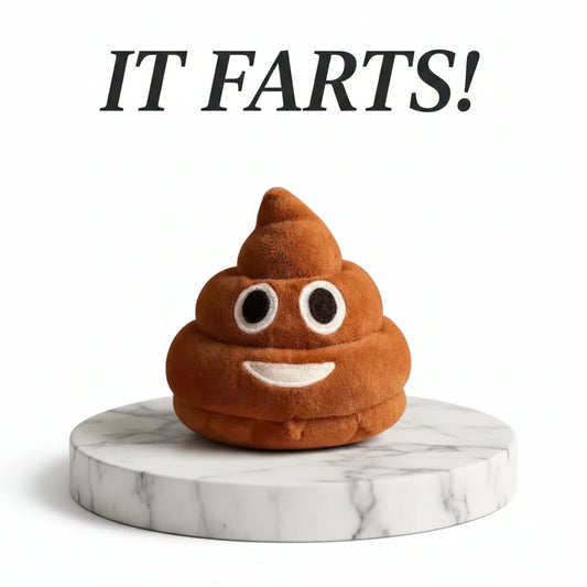 Farting Poo Emoji Adult Plush Toy