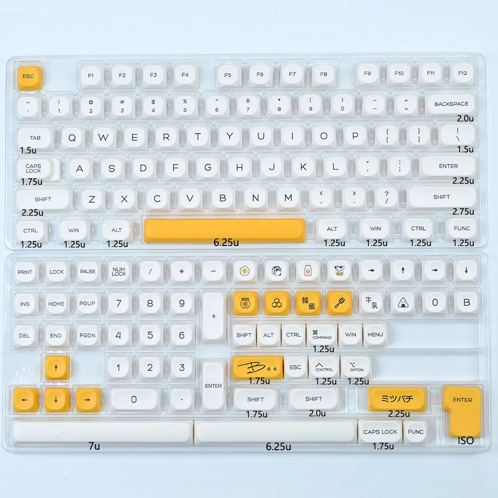 KBDiy 138 Keycap Set for Mechanical Keyboard