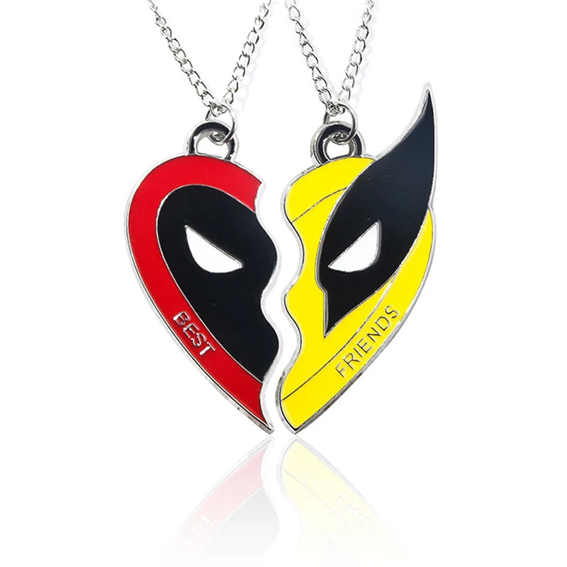 Deadpool & Wolverine Best Friends Necklace Set