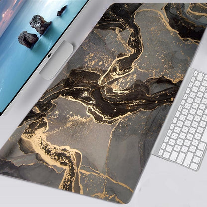 Colourful Marble Keyboard and Mouse Mats