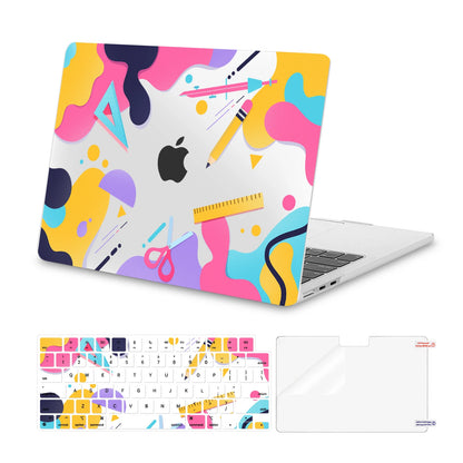 Colourful Hardshell Protective Laptop Case (for Macbook)
