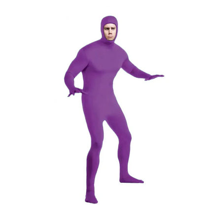 Colourful Adult Zentai Costume Bodysuit