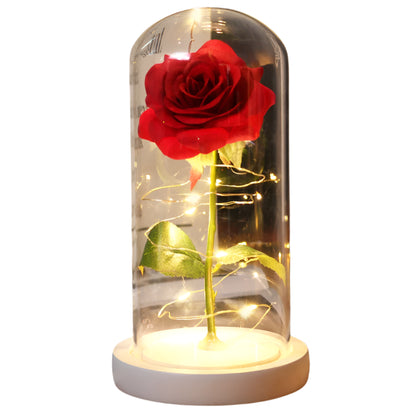 Beauty and the Beast Enchanted Rose Dome Light