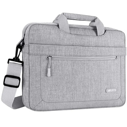 Mosiso Solid Colour Office Laptop Shoulder Bag