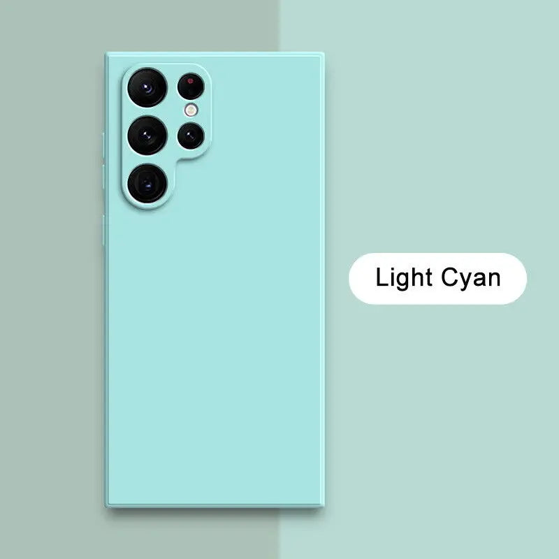 Solid Colour Samsung Galaxy Liquid Silicone Case