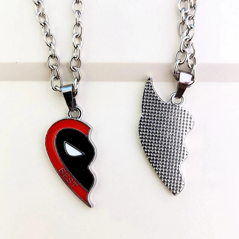 Deadpool & Wolverine Best Friends Necklace Set