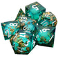 Floral Resin DND Dice Set