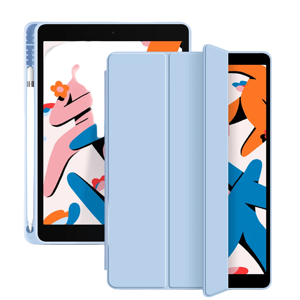 Flip Case for Apple iPad with Apple Pencil Holder