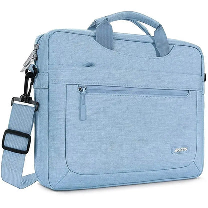 Mosiso Solid Colour Office Laptop Shoulder Bag
