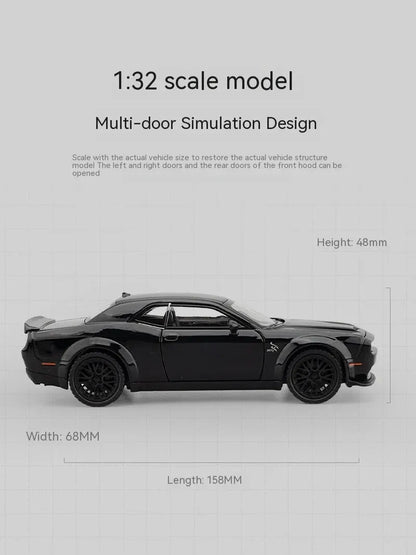 Diecast Model Car 1:32 of Dodge Challenger Hellcat