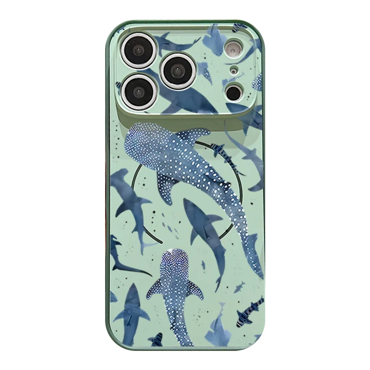 Whale Pattern Magnetic iPhone Case – MagSafe Compatible