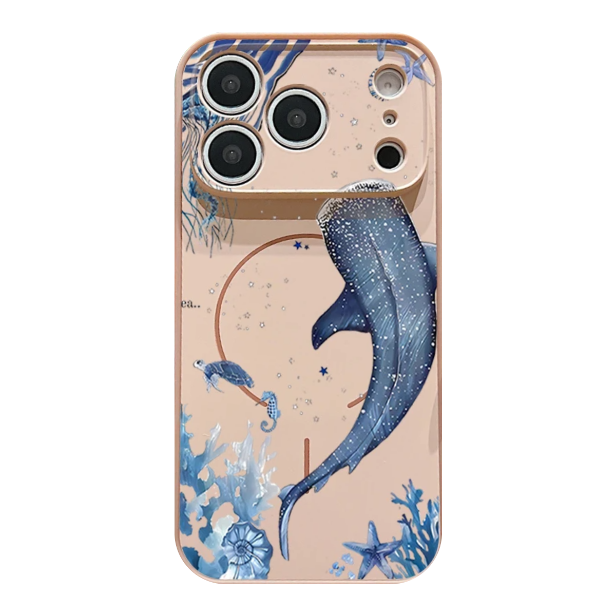 Whale Pattern Magnetic iPhone Case – MagSafe Compatible