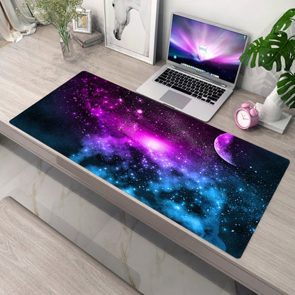 Galaxy Stars and Planets Non-Slip Computer Mat