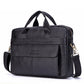 Lachiour Men's Leather Office Briefcase