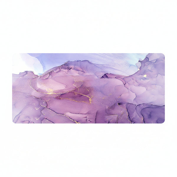 Colourful Marble Keyboard and Mouse Mats