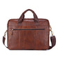 Lachiour Men's Leather Office Briefcase
