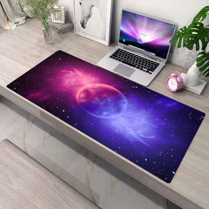 Galaxy Stars and Planets Non-Slip Computer Mat