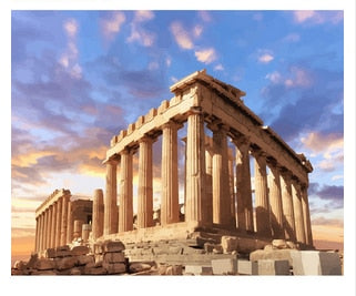 Beautiful Landscape Paint By Numbers Kit (Framed)