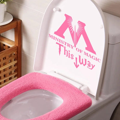Harry Potter Ministry Of Magic Toilet Decal