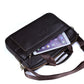Lachiour Men's Leather Office Briefcase