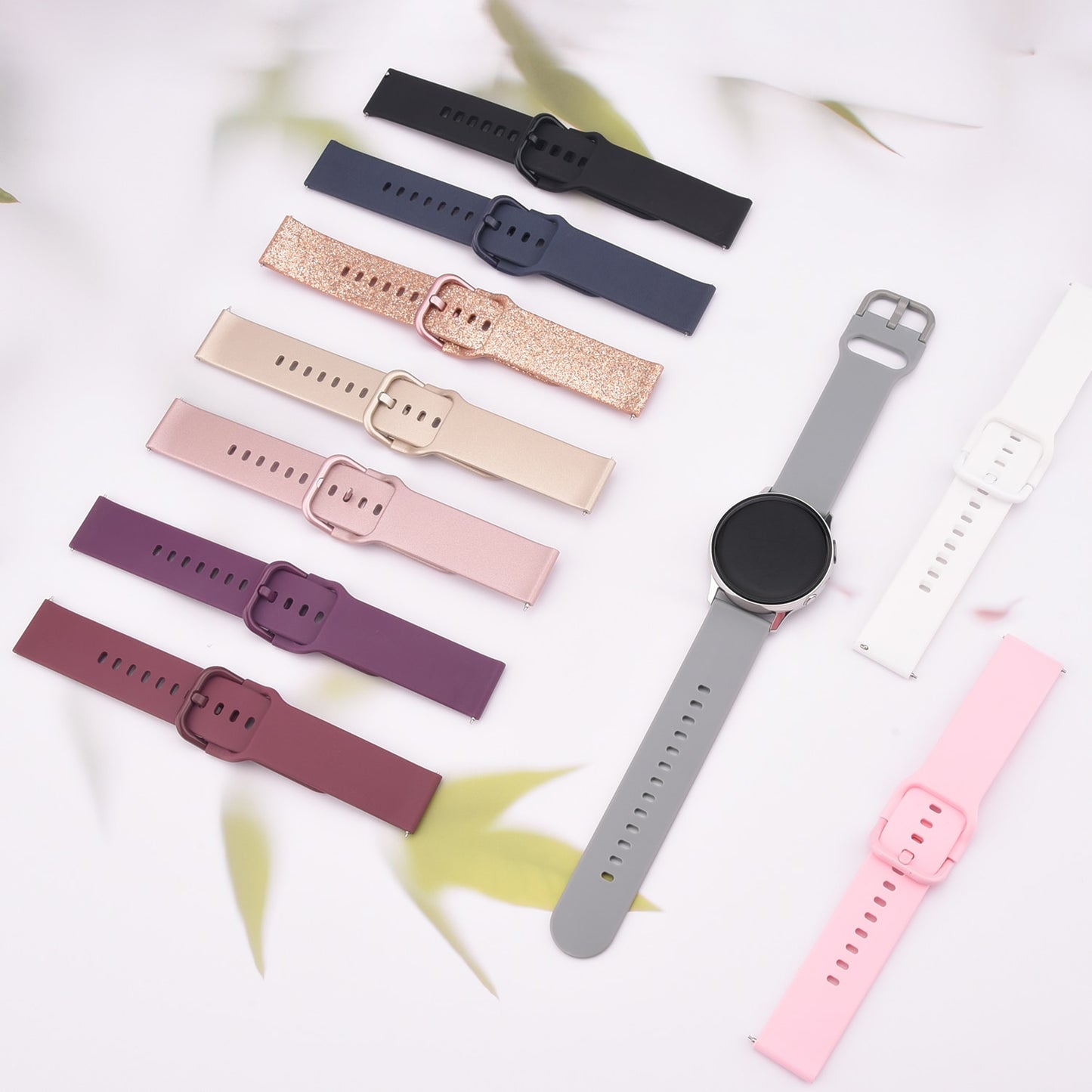 Smart Watch 20mm Silicone Wrist Strap