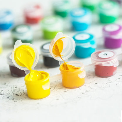 Beautiful Landscape Paint By Numbers Kit (Framed)