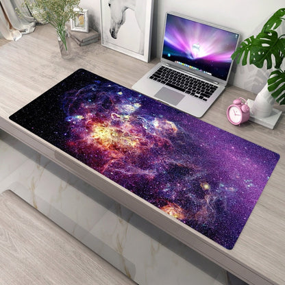 Galaxy Stars and Planets Non-Slip Computer Mat