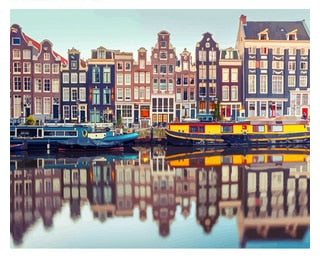 Beautiful Landscape Paint By Numbers Kit (Framed)