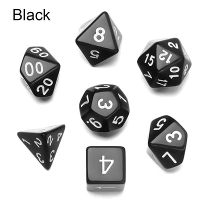 Solid Colour DnD Dice Set