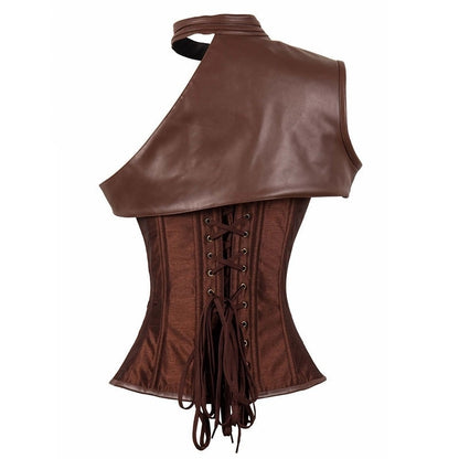 Steampunk Medieval Women's Armour Costume Corset