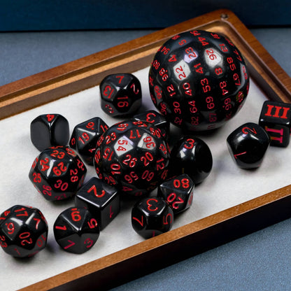Poludie 15-Piece DnD Dice Set