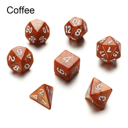 Solid Colour DnD Dice Set