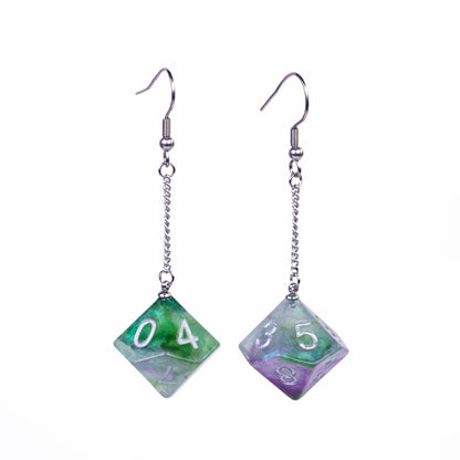 Gamer Girl Dice Earrings