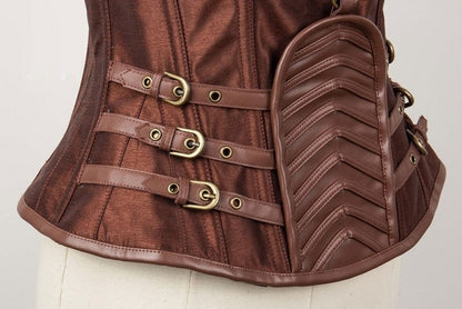 Steampunk Medieval Women's Armour Costume Corset