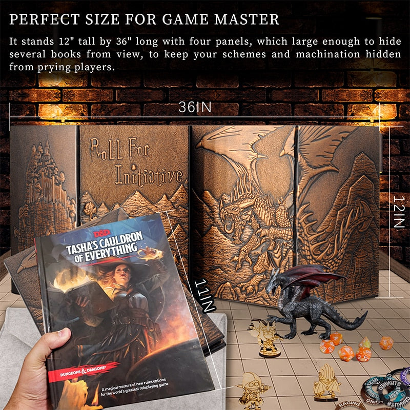 DND Dungeon Master Embossed Game Screen