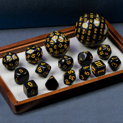 Poludie 15-Piece DnD Dice Set