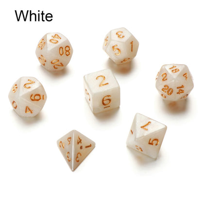Solid Colour DnD Dice Set