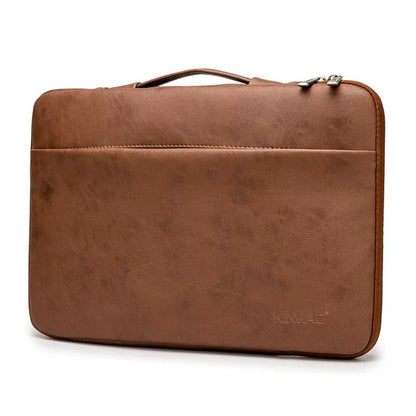 Kinmac Shockproof Laptop Bag - PU Leather