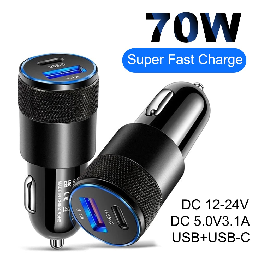 Multi-Device Portable Car Charger