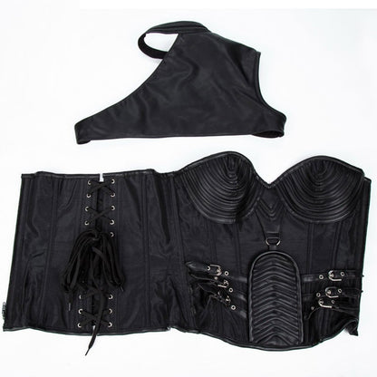 Steampunk Medieval Women's Armour Costume Corset