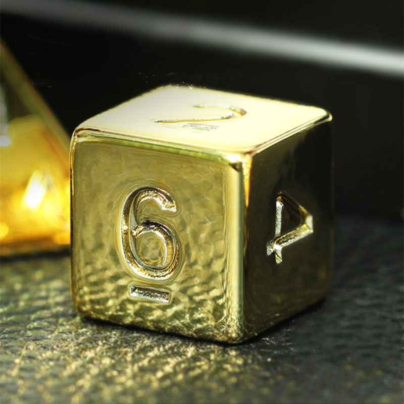 Gold DnD Dice Set